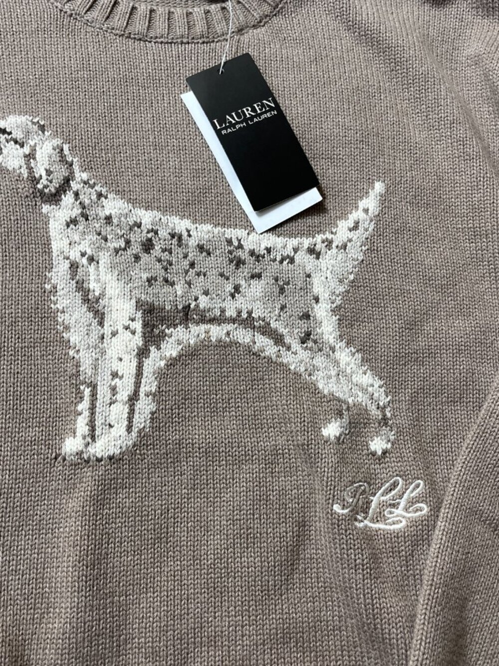 NWT Ralph Lauren English Setter Intarsia Knit Dog Sweater - Picture 3 of 9